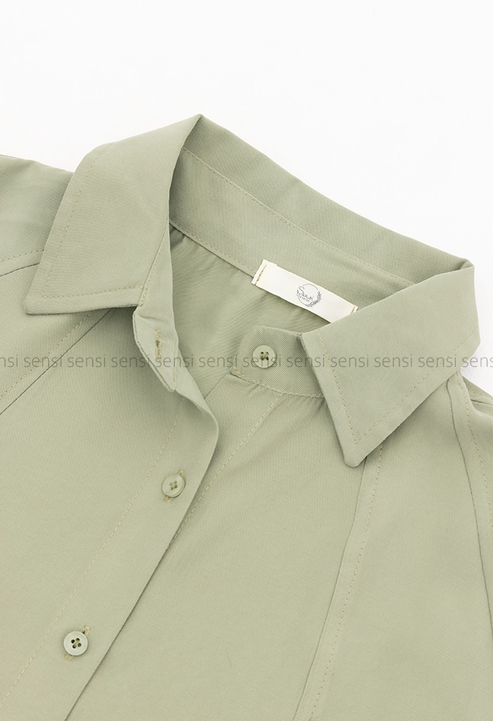 شومیزیقه جلو دکمه سیلک کد1005283